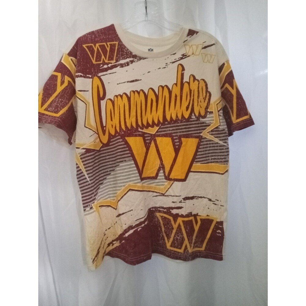 NFL Team Apparel Youth Washington Commanders Garnet Make Noise T-Shirt